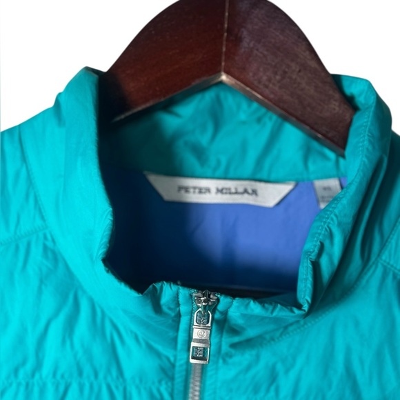 Peter Millar Crown Elite Light Quilted Puffer Men's XL Billard Full Zip Vest - Picture 6 of 16